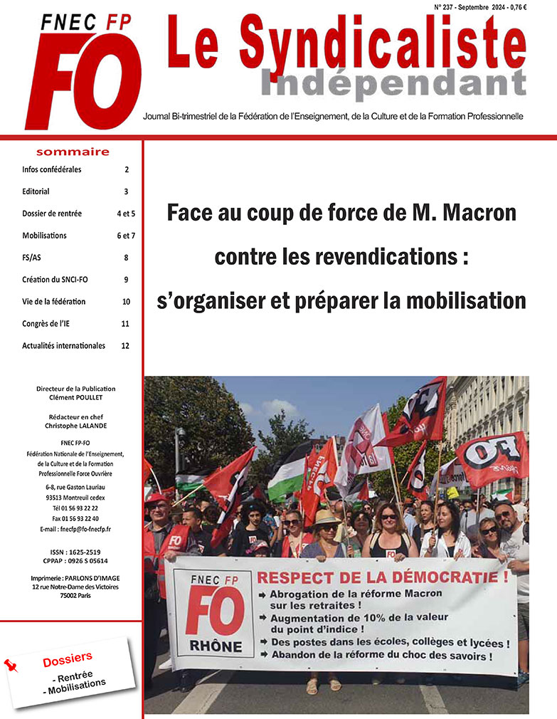 Fnec FP-FO | Fédération nationale de l’enseignement, de la culture et ...